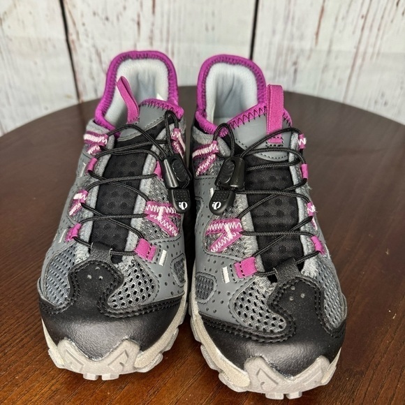 PEARL IZUMI women’s spin class or biking shoes purple gray mesh vamp 37 (7) NIB - Picture 12 of 16